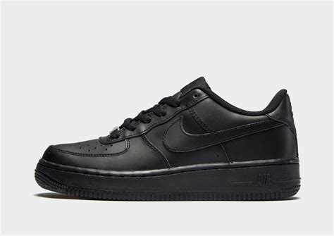 nike air force 1 zwart junior|jd sports air force 1.